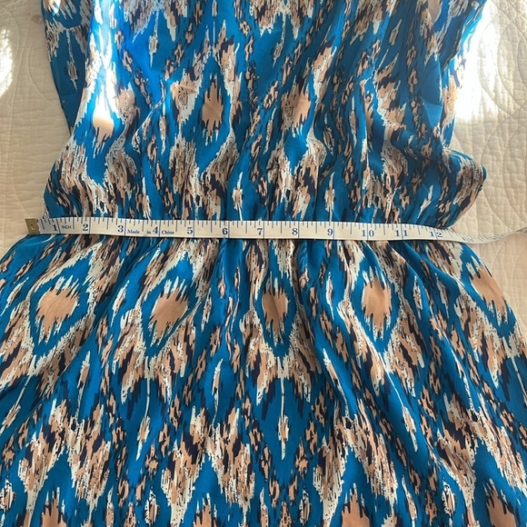 Anthropologie Sunday in Brooklyn Women’s Aztec Print Blue Sleeveless Dress Small - Picture 7 of 8